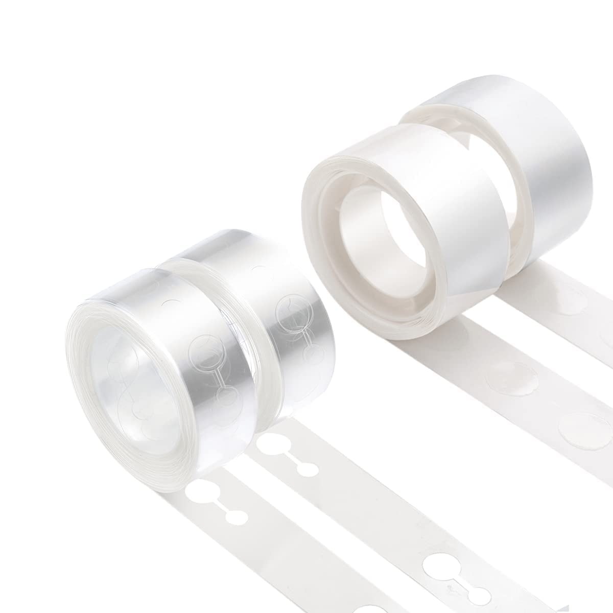 Balloon Arch Decorating Kit - 2 Rolls Tape Strips and Glue Dots for Garlands, Party and Wedding Decorations