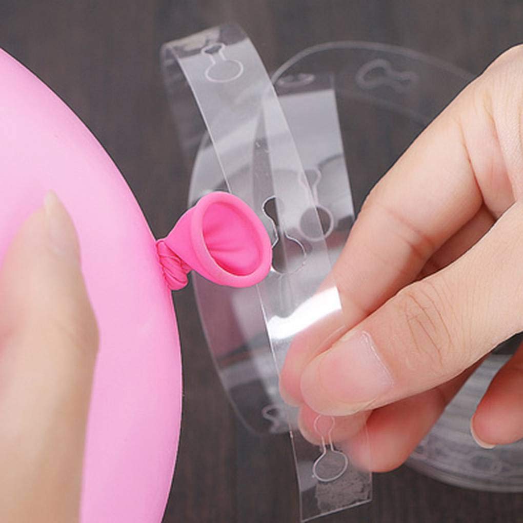 Balloon Arch Decorating Kit - 2 Rolls Tape Strips and Glue Dots for Garlands, Party and Wedding Decorations