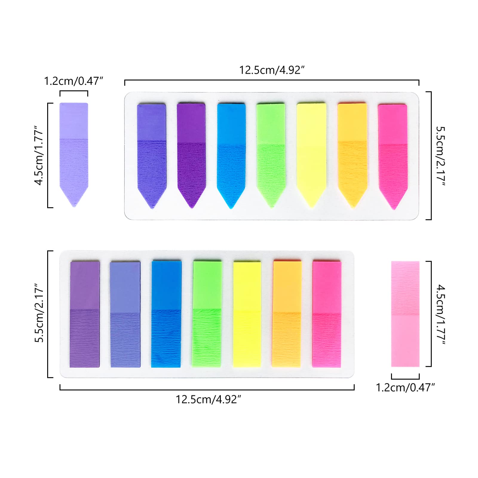 560PCS Page Markers Sticky Index Tabs Book Annotation Bookmark Notes Small Pop Up Index Flag Tabs, Post Tabs Flags Stickers