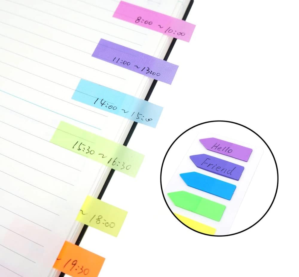 560PCS Page Markers Sticky Index Tabs Book Annotation Bookmark Notes Small Pop Up Index Flag Tabs, Post Tabs Flags Stickers